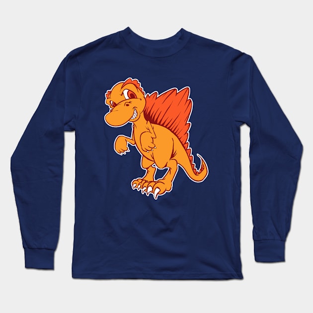 Spino cartoon Long Sleeve T-Shirt by jdubeart